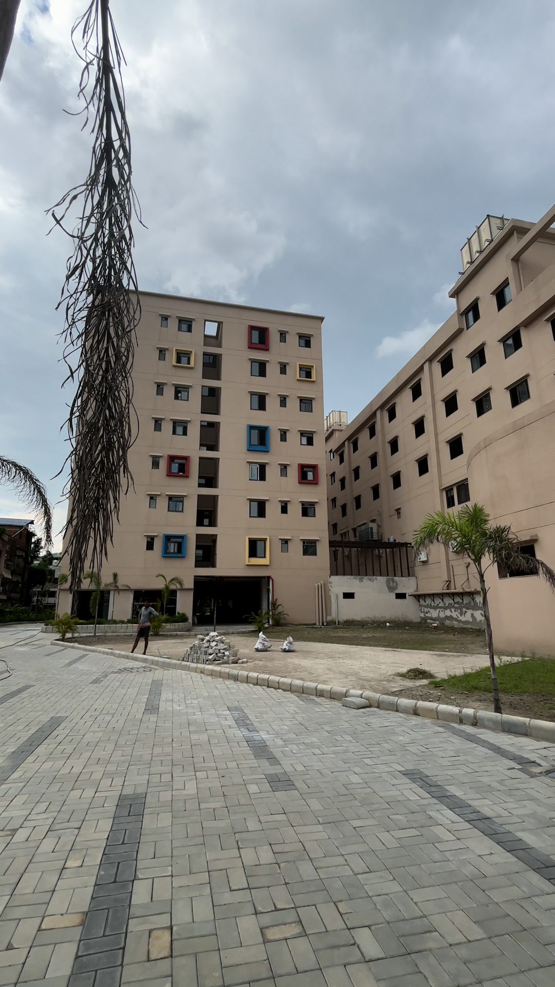 The Crest residential courtyard, Siliguri